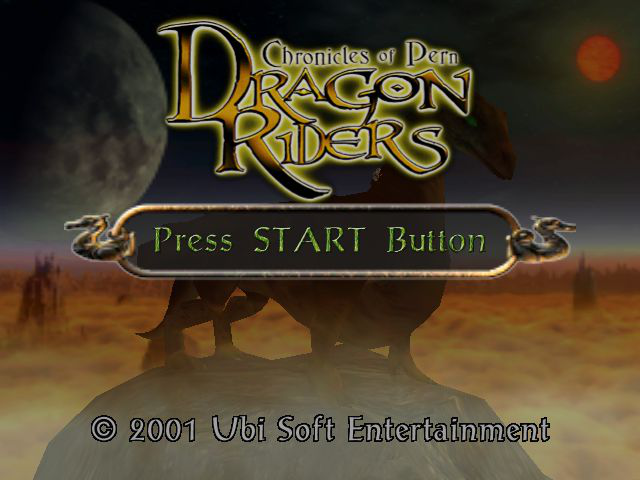 Dragon Riders: Chronicle of Pern Title Screen
